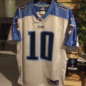 NWT-TITANS RBK authentic Youth football jersey